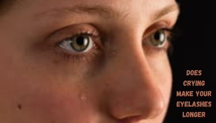does crying make your eyelashes longer